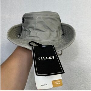 Tilley Heritage Cotton Canvas Bush Hat UPF50+ Water Repellent-New-Made in Canada